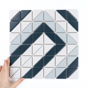 Obklad Aztec Linear Blue Matná