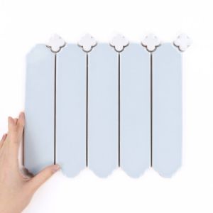 Obklad Cecile Baby Blue Lesk Jetel White