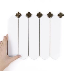 Obklad Cecile White Lesk Jetel Vintage Gold
