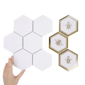 Obklad 1/3 Heksagon XL Gold Bee