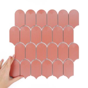 Obklad Wave Terracotta Matná