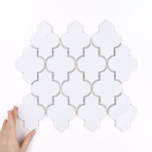 Obklad Arabeska Dover Pure White Lesk