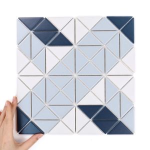 Obklad Aztec Vector Blue Matná