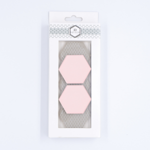 Vzorek: Heksagon Velká Pink Matná