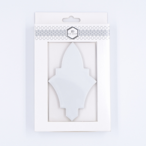 Vzorek: Arabeska Shield White Lesk