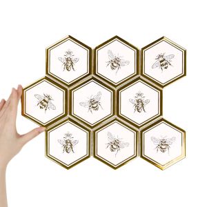 Obklad Heksagon XL Queen Bee Gold