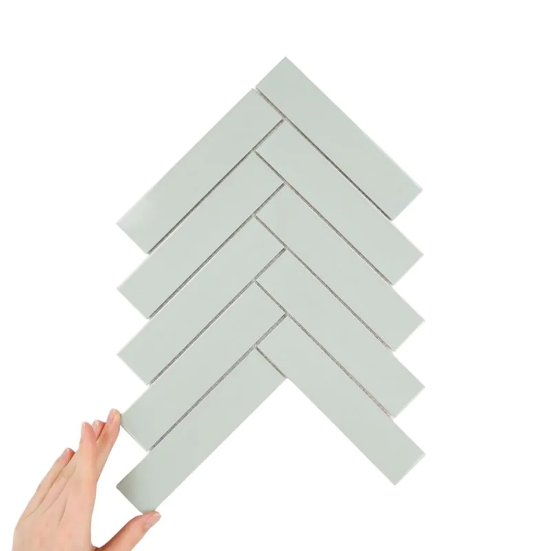 Płytka Jodełka XL Sage Połysk