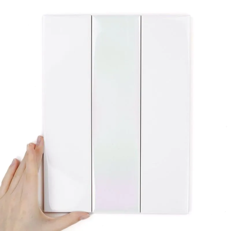 Obklad Metropolis Holo White Lesk