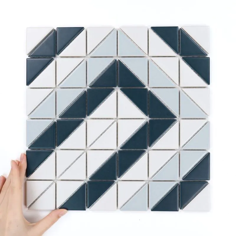 Obklad Aztec Linear Blue Matná