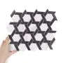Obklad Heksagon Stella Marble a černá Matná