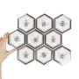 Obklad Heksagon XL Queen Bee Silver