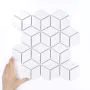 Obklad Diamond White Star Lesk