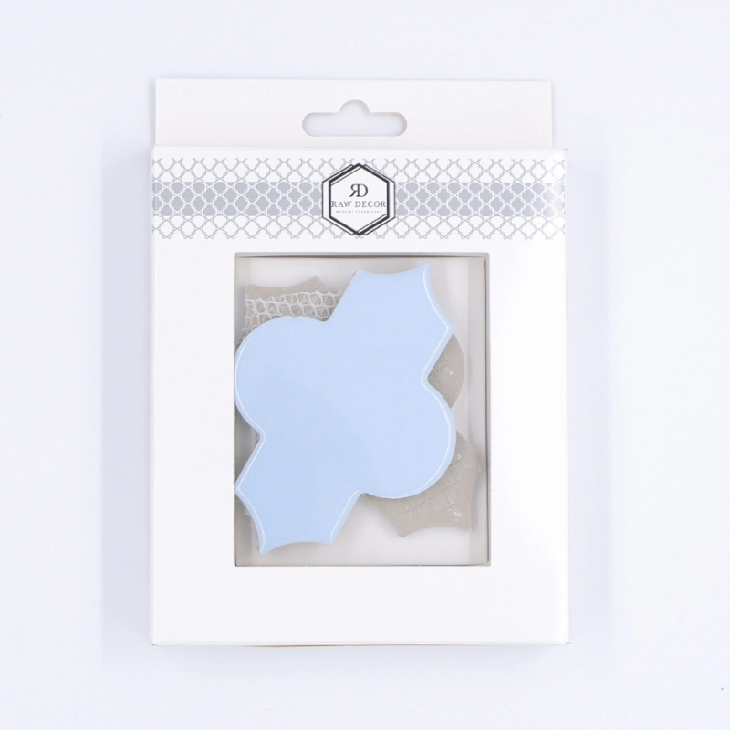 Vzorek: Arabeska Dover Serenity Blue Lesk