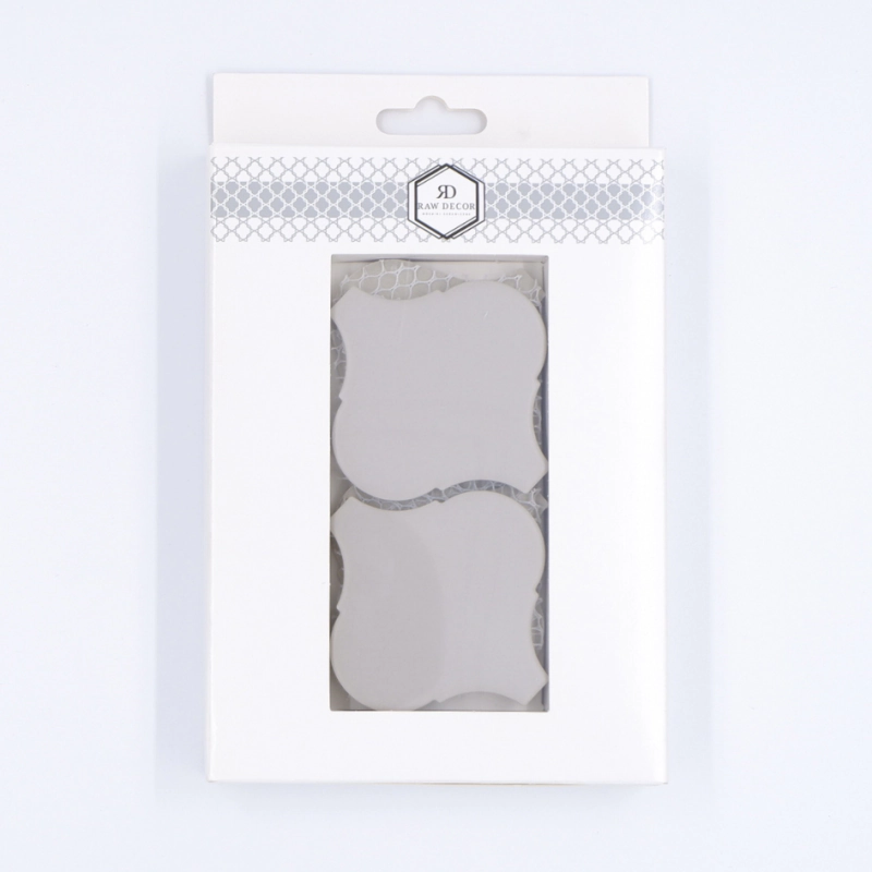 Vzorek: Arabeska Velká Světle Šedá Matná