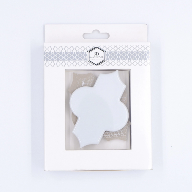 Vzorek: Arabeska Dover Pure White Lesk