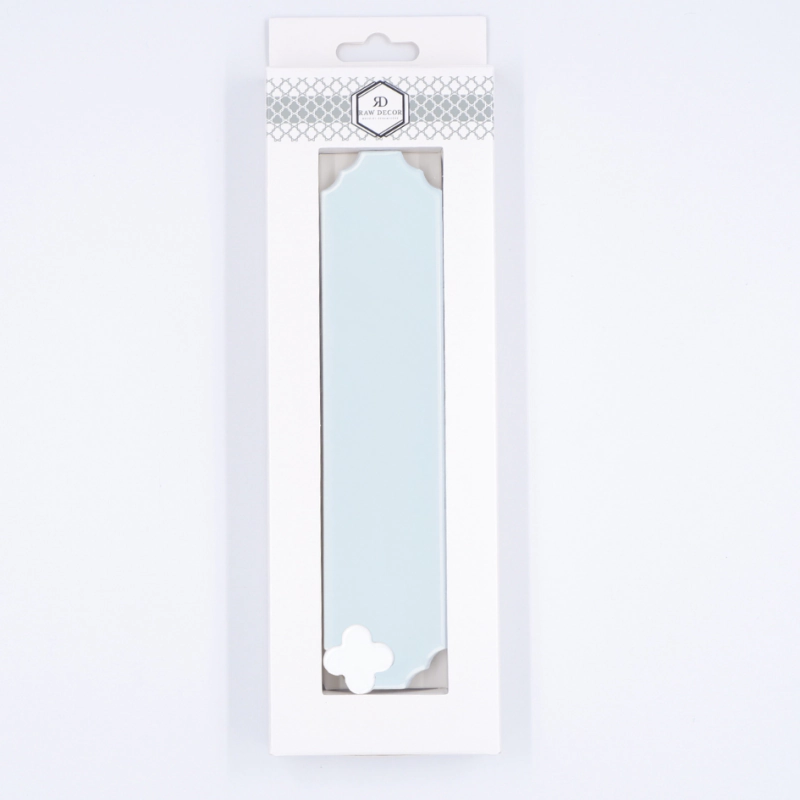 Vzorek: Cecile Baby Blue Lesk Jetel White