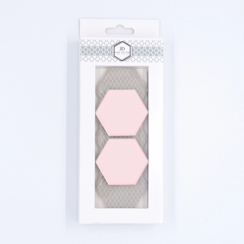 Vzorek: Heksagon Velká Pink Matná