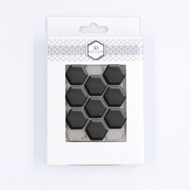 Vzorek: Heksagon Malá Černá Matná