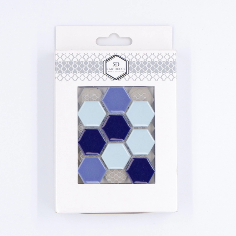 Vzorek: Heksagon Malá Mořská Mix Lesk